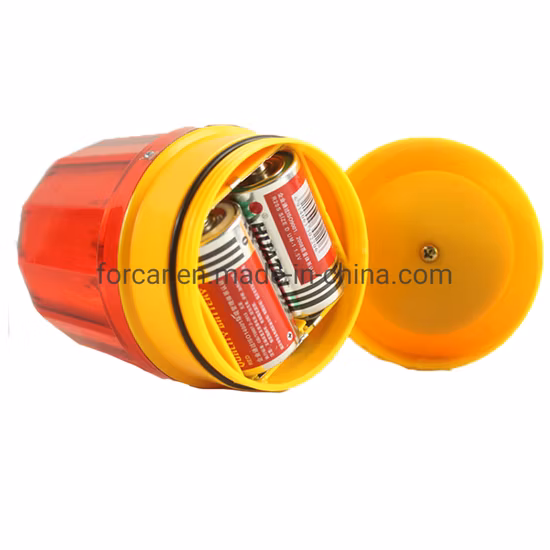 電池式LED点滅警告回転灯