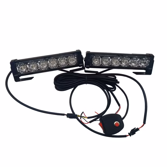 12VDC LED 車自動車法執行機関用警察緊急バイザーライト室内屋根、ダッシュボード、フロントガラス、トラックライト用